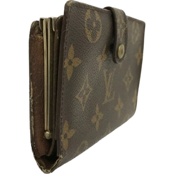 941125T Louis Vuitton Wallet Porte Monnaie Billets Viennois Brown Monogram - Picture 4 of 9